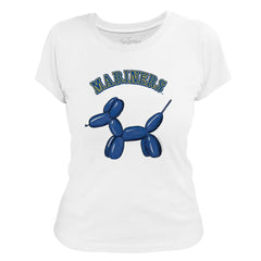 MLB Seattle Mariners Tiny Turnip Women's Balloon Dog T-Shirt