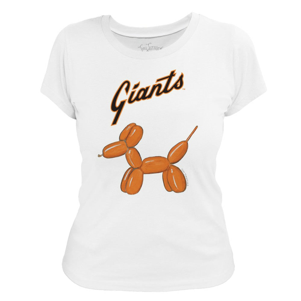 MLB San Francisco Giants Tiny Turnip Women's Balloon Dog T-Shirt