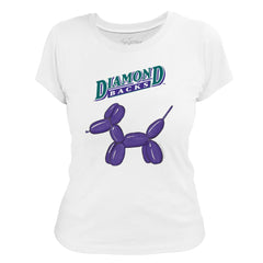 MLB Arizona Diamondbacks Tiny Turnip Women's Balloon Dog T-Shirt