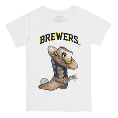 MLB Milwaukee Brewers Tiny Turnip Youth Cowboy Boot T-Shirt