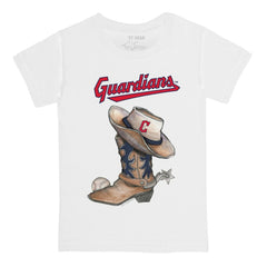 MLB Cleveland Guardians Tiny Turnip Youth Cowboy Boot T-Shirt