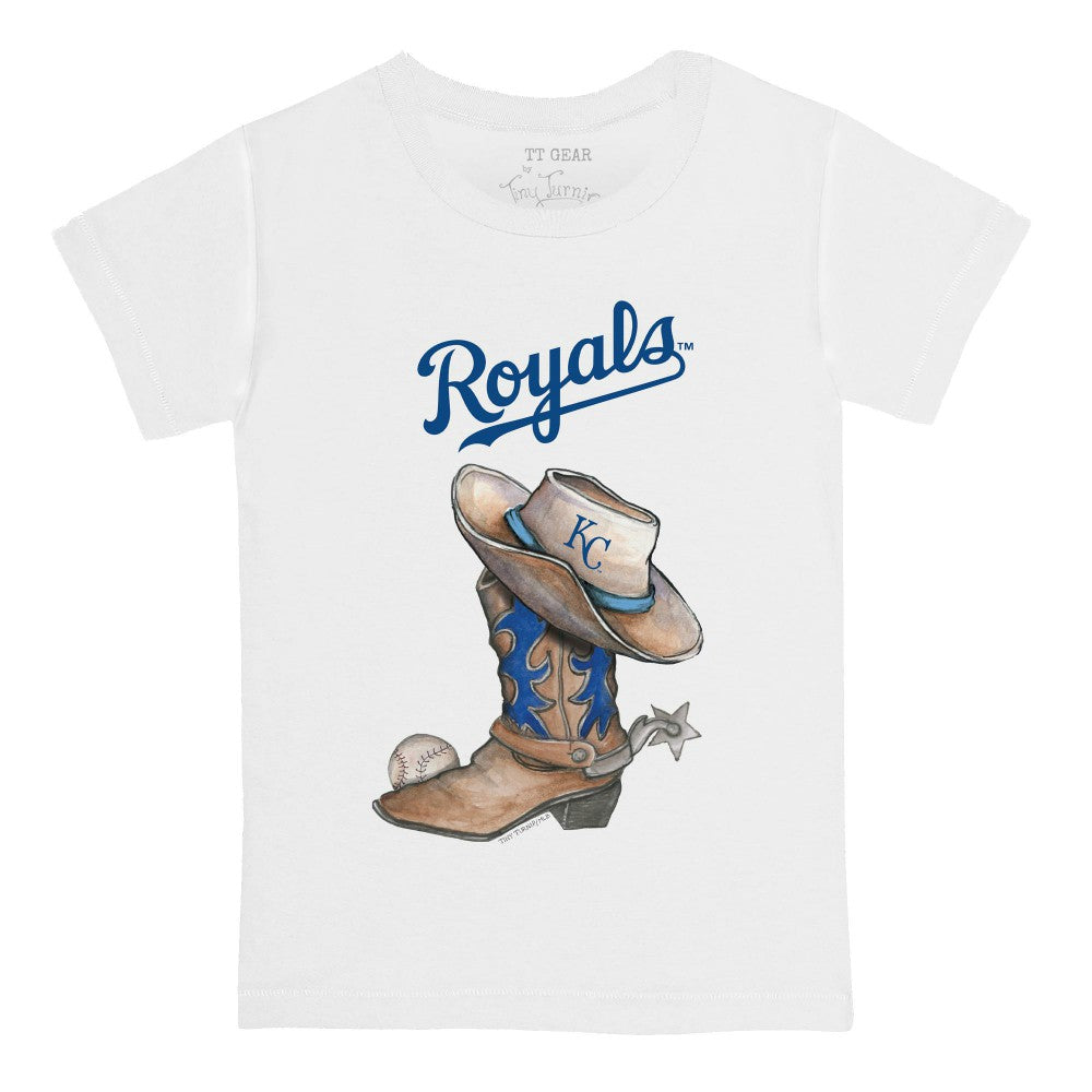 MLB Kansas City Royals Tiny Turnip Youth Cowboy Boot T-Shirt