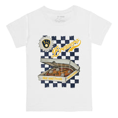 MLB Milwaukee Brewers Tiny Turnip Youth Pizza T-Shirt