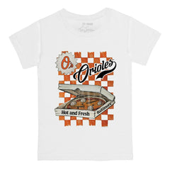 MLB Baltimore Orioles Tiny Turnip Youth Pizza T-Shirt