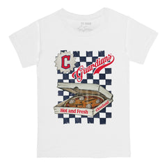 MLB Cleveland Guardians Tiny Turnip Youth Pizza T-Shirt