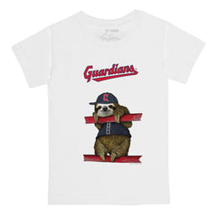 MLB Cleveland Guardians Tiny Turnip Youth Sloth T-Shirt