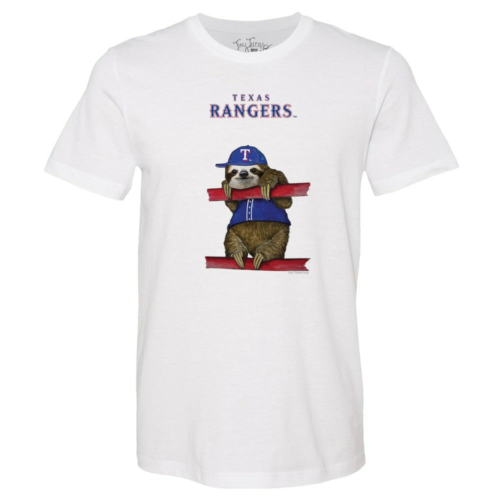 MLB Texas Rangers Tiny Turnip Unisex Sloth T-Shirt
