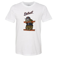MLB Detroit Tigers Tiny Turnip Unisex Sloth T-Shirt