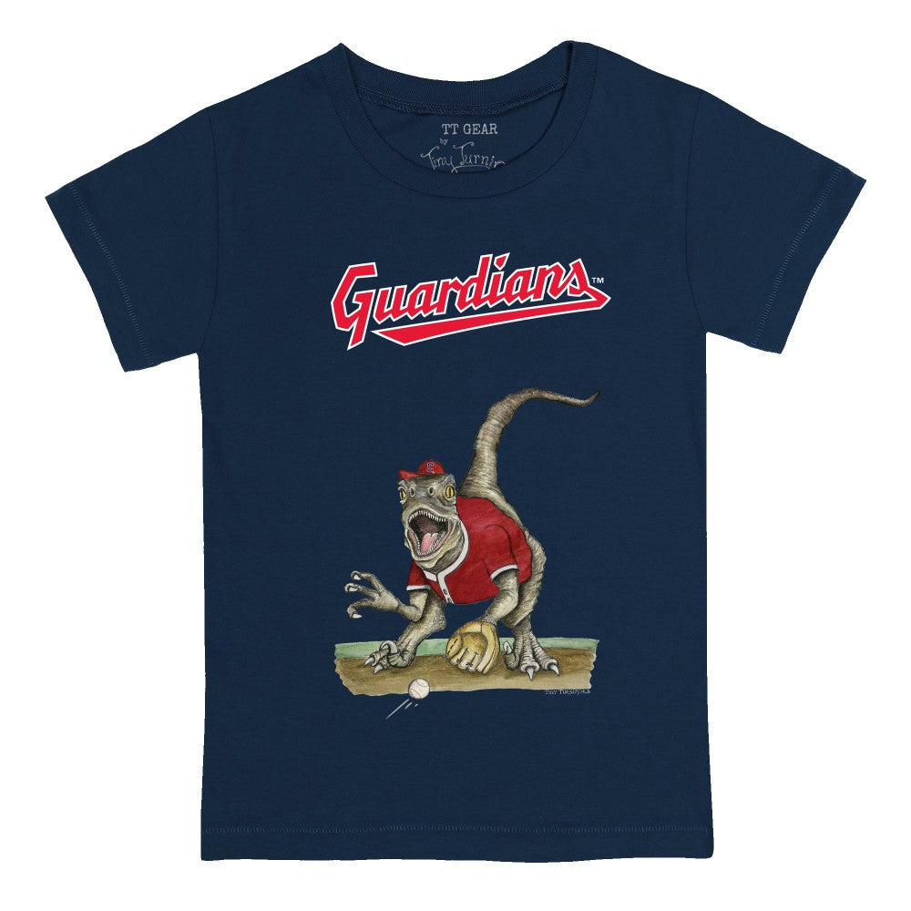 MLB Cleveland Guardians Tiny Turnip Youth Velociraptor T-Shirt