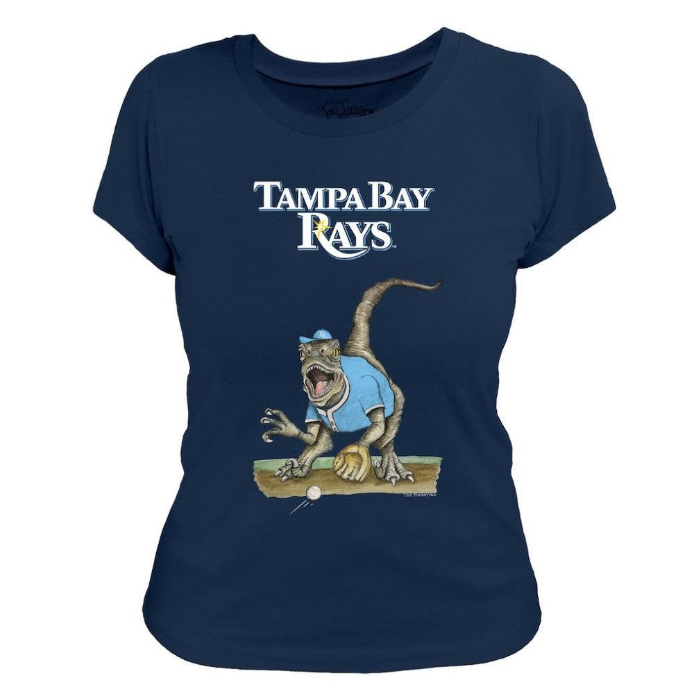 MLB Tampa Bay Rays Tiny Turnip Women's Velociraptor T-Shirt
