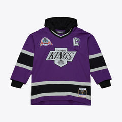NHL Purple Los Angeles Kings Mitchell & Ness x Just Don Jersey Hoodie