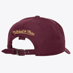 NHL Maroon Florida Panthers Mitchell & Ness x Just Don Wave Script Pro Strapback Hat