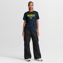 MLB Milwaukee Brewers Nike Women's Authentic Collection Velocity Dri-FIT T-Shirt