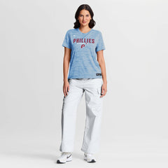 MLB Philadelphia Phillies Nike Women's Authentic Collection Alternate Logo Velocity Dri-FIT T-Shirt