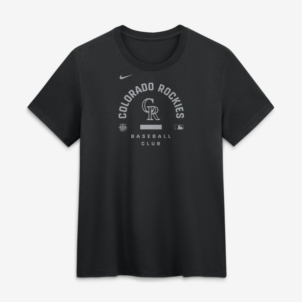 MLB Colorado Rockies Nike Women's Authentic Collection Early Work Tri-Blend Dri-FIT T-Shirt