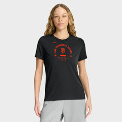 MLB San Francisco Giants Nike Women's Authentic Collection Early Work Tri-Blend Dri-FIT T-Shirt