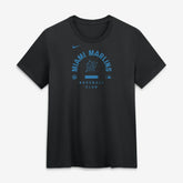 MLB Miami Marlins Nike Women's Authentic Collection Early Work Tri-Blend Dri-FIT T-Shirt