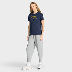 MLB Milwaukee Brewers Nike Women's Authentic Collection Early Work Tri-Blend Dri-FIT T-Shirt