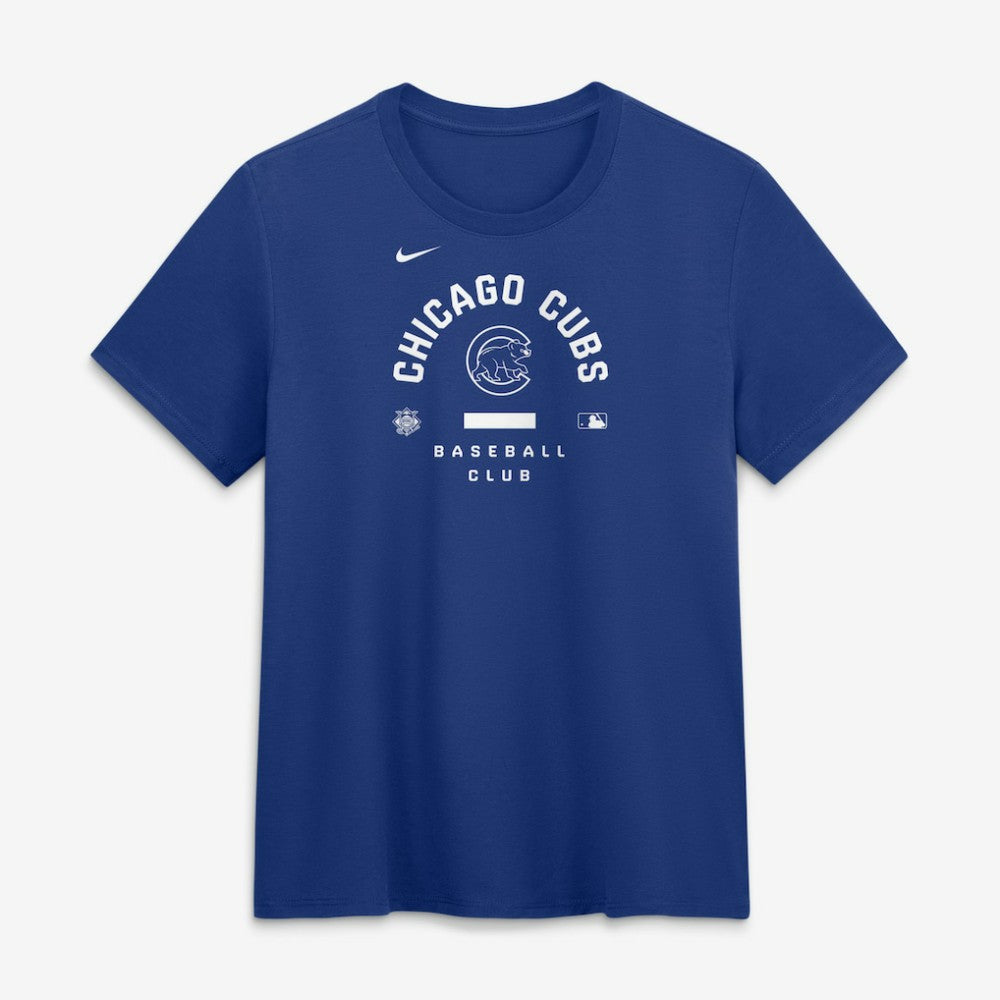 MLB Chicago Cubs Nike Women's Authentic Collection Early Work Tri-Blend Dri-FIT T-Shirt