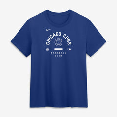 MLB Chicago Cubs Nike Women's Authentic Collection Early Work Tri-Blend Dri-FIT T-Shirt