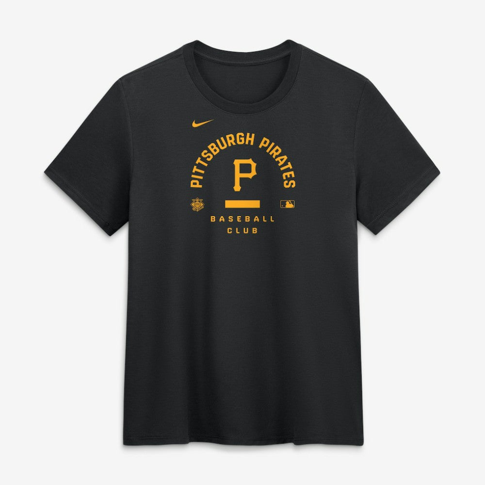 MLB Pittsburgh Pirates Nike Women's Authentic Collection Early Work Tri-Blend Dri-FIT T-Shirt