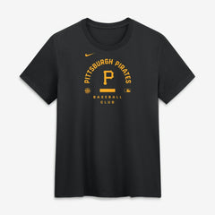 MLB Pittsburgh Pirates Nike Women's Authentic Collection Early Work Tri-Blend Dri-FIT T-Shirt