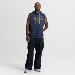 MLB Milwaukee Brewers Nike Authentic Collection Standard Issue Dri-FIT Sleeveless Hoodie