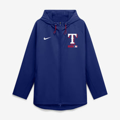 MLB Texas Rangers Nike Authentic Collection Raglan Therma-FIT Full-Zip Hooded Jacket