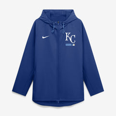 MLB Kansas City Royals Nike Authentic Collection Raglan Therma-FIT Full-Zip Hooded Jacket