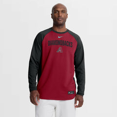 MLB Arizona Diamondbacks Nike Authentic Collection Raglan Dri-FIT Sweatshirt