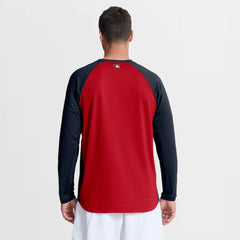 MLB Atlanta Braves Nike Authentic Collection Raglan Dri-FIT Sweatshirt