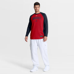 MLB Atlanta Braves Nike Authentic Collection Raglan Dri-FIT Sweatshirt