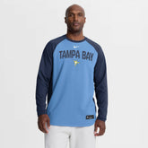 MLB Tampa Bay Rays Nike Authentic Collection Raglan Dri-FIT Sweatshirt