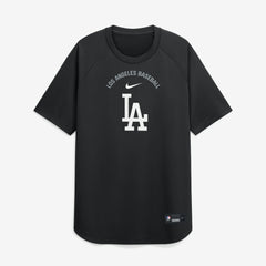 MLB Los Angeles Dodgers Nike Authentic Collection Batting Practice Pre-Game Raglan Dri-FIT Top