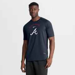 MLB Atlanta Braves Nike Authentic Collection Batting Practice Pre-Game Raglan Dri-FIT Top
