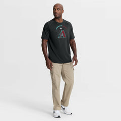 MLB Arizona Diamondbacks Nike Authentic Collection Batting Practice Pre-Game Raglan Dri-FIT Top