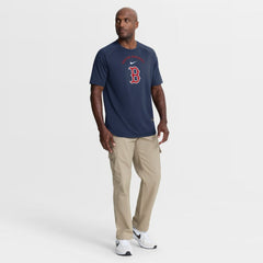 MLB Boston Red Sox Nike Authentic Collection Batting Practice Pre-Game Raglan Dri-FIT Top