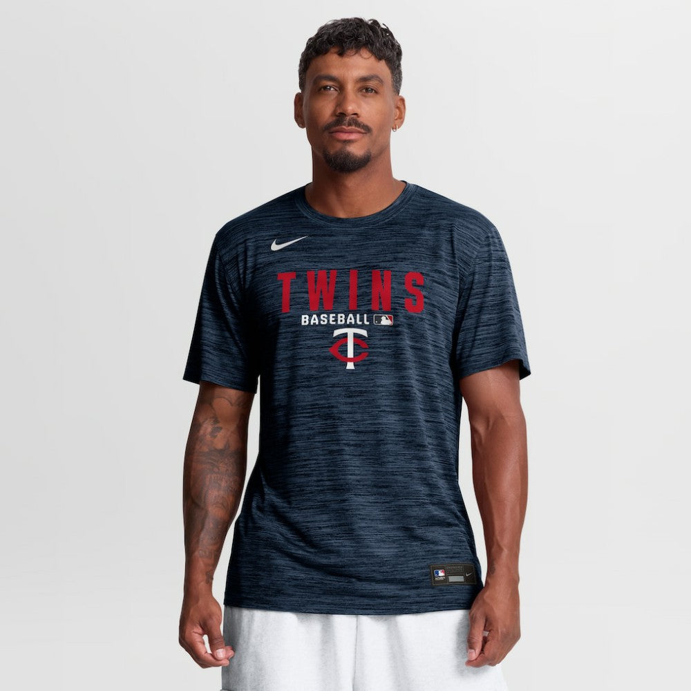 MLB Minnesota Twins Nike Authentic Collection Velocity Dri-FIT T-Shirt