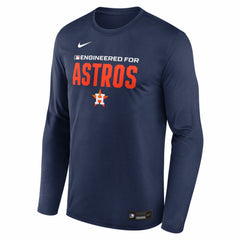 MLB Houston Astros Nike Authentic Collection Legend Dri-FIT Long Sleeve T-Shirt