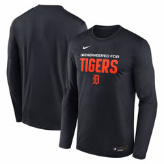 MLB Detroit Tigers Nike Authentic Collection Legend Dri-FIT Long Sleeve T-Shirt