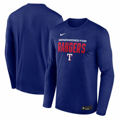 MLB Texas Rangers Nike Authentic Collection Legend Dri-FIT Long Sleeve T-Shirt