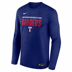 MLB Texas Rangers Nike Authentic Collection Legend Dri-FIT Long Sleeve T-Shirt