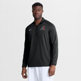 MLB Arizona Diamondbacks Nike Authentic Collection Dri-FIT Raglan Half-Zip Pullover