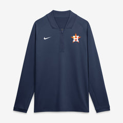 MLB Houston Astros Nike Authentic Collection Dri-FIT Raglan Half-Zip Pullover