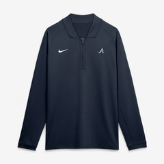 MLB Atlanta Braves Nike Authentic Collection Dri-FIT Raglan Half-Zip Pullover