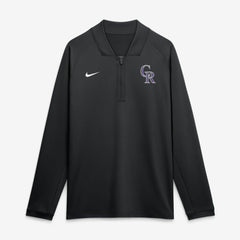 MLB Colorado Rockies Nike Authentic Collection Dri-FIT Raglan Half-Zip Pullover