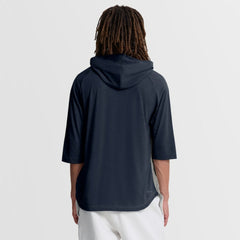 MLB Atlanta Braves Nike Authentic Collection Flux Dri-FIT Raglan 3/4-Sleeve Hooded T-Shirt