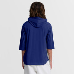MLB Texas Rangers Nike Authentic Collection Flux Dri-FIT Raglan 3/4-Sleeve Hooded T-Shirt