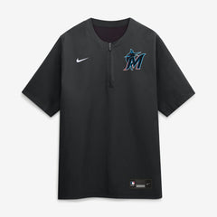 MLB Miami Marlins Nike Authentic Collection Dri-FIT Quarter-Zip Windshirt