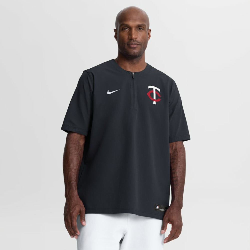 MLB Minnesota Twins Nike Authentic Collection Dri-FIT Quarter-Zip Windshirt